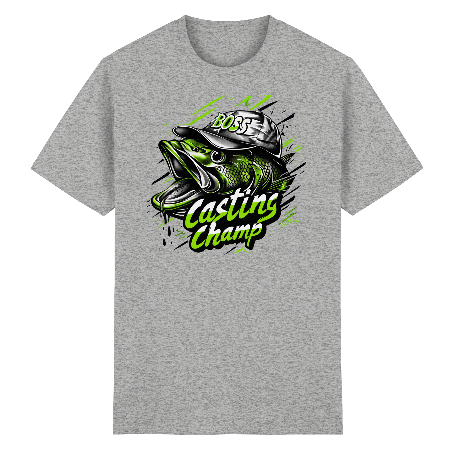 Casting Champ Shirt Angler T-Shirt Fishing Barsch Casting Raubfisch Angeln