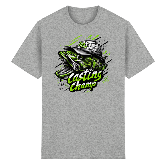 Casting Champ Shirt Angler T-Shirt Fishing Barsch Casting Raubfisch Angeln