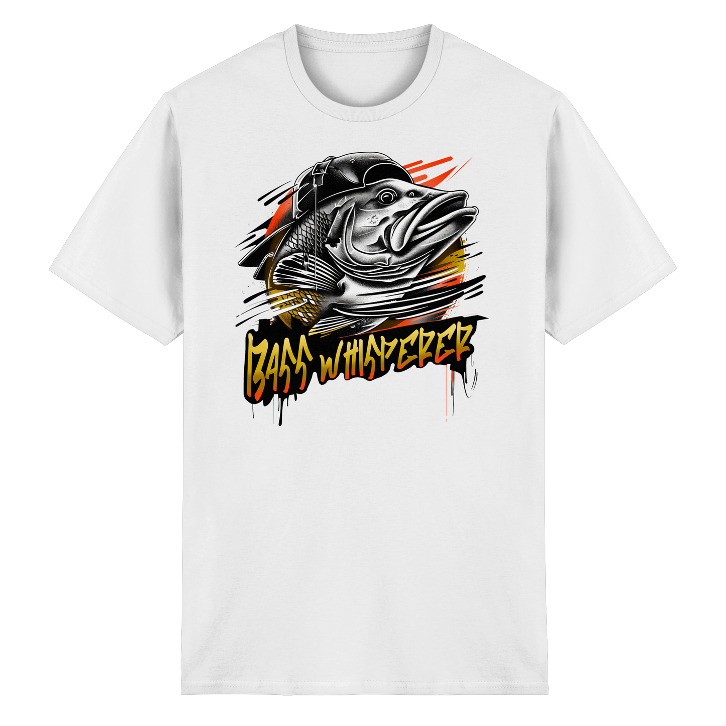 Bass Whisperer Shirt – Barsch Angler T-Shirt Fishing Raubfisch Angeln