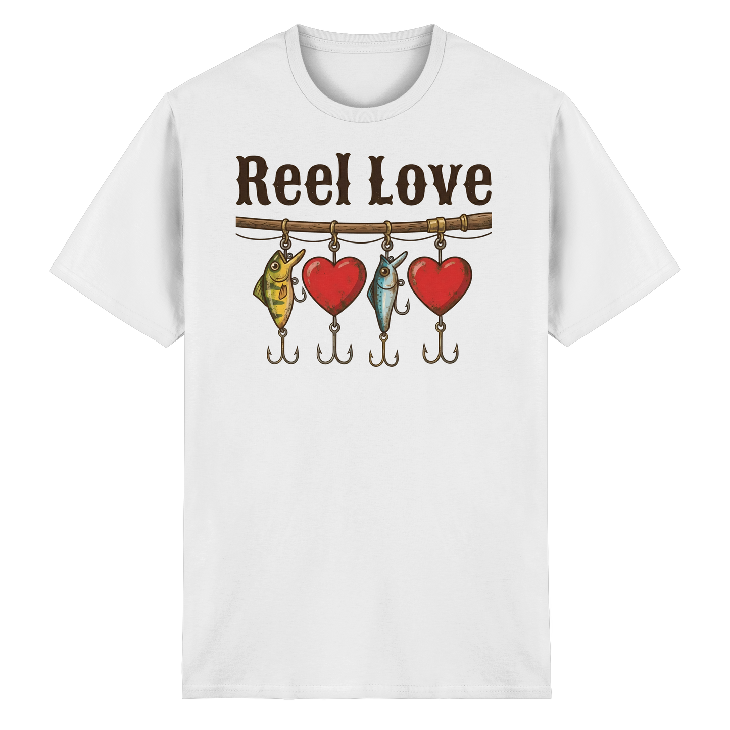 Reel Love Shirt – Angler T-Shirt Liebe zum Angeln Fishing Spruch