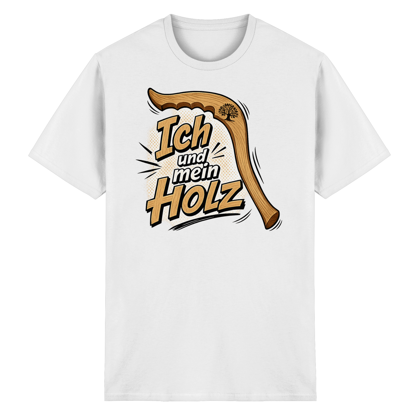 Wallerholz „Ich und mein Holz“ Wallerangler & Welsangler Shirt T-Shirt