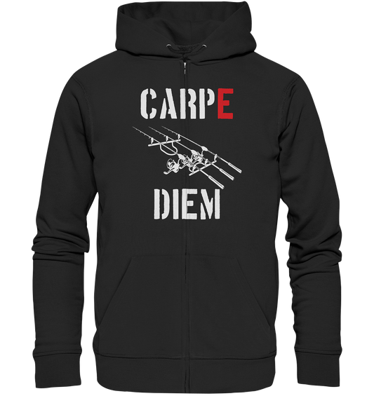 CARPE DIEM - Karpfenangler Karpfen Carp - Organic Zipper