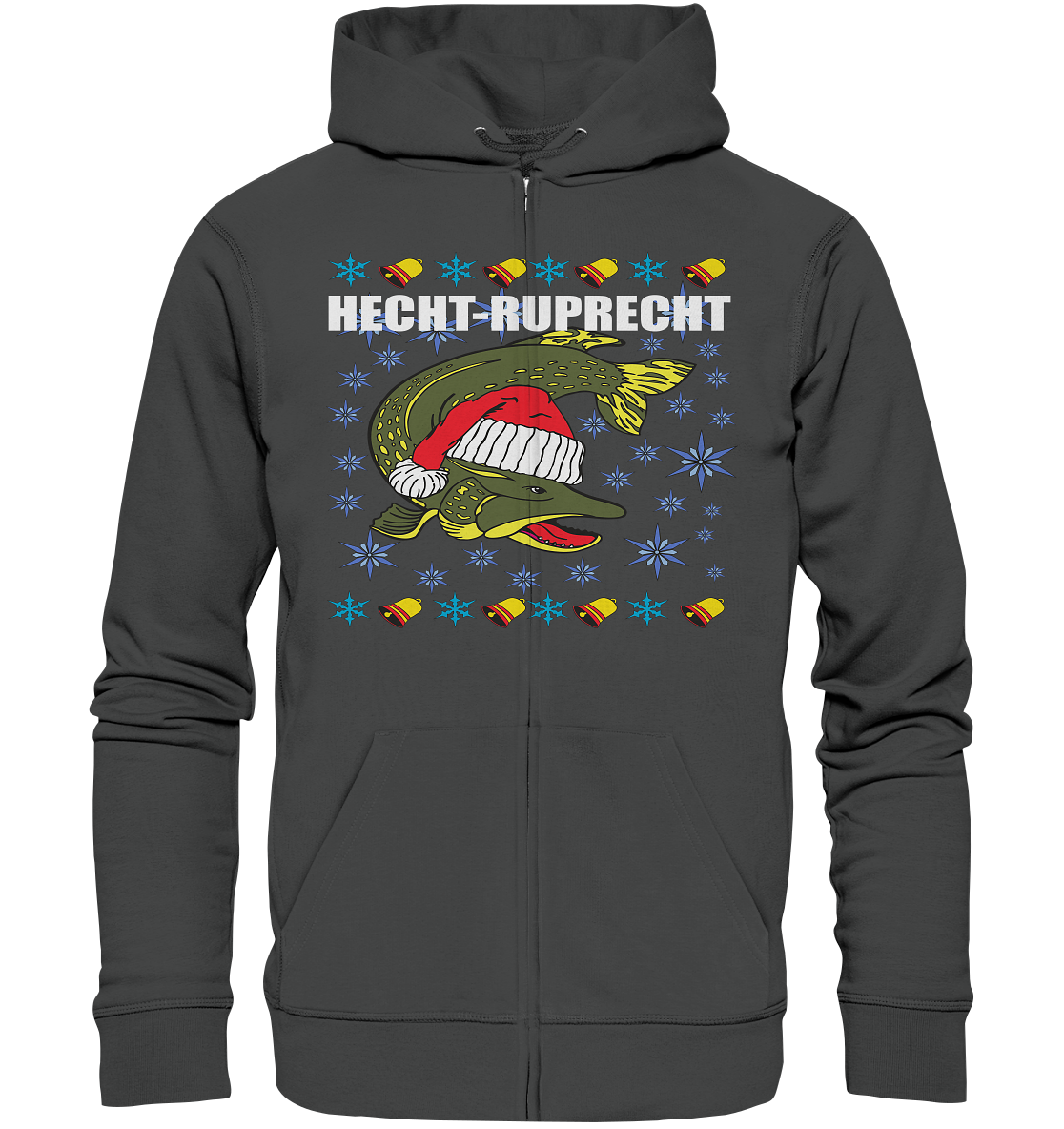 Hecht - Ruprecht Knechtruprecht Ugly Christmas Xmas - Organic Zipper