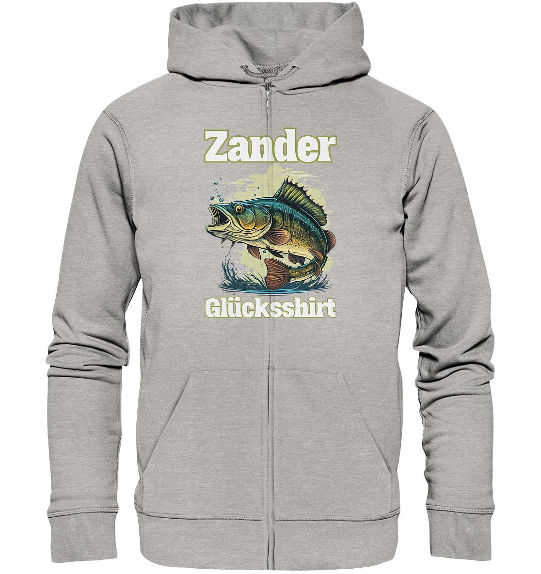Zander Glücksshirt - Organic Zipper