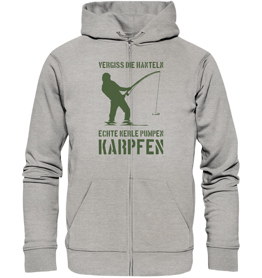 Vergiss die Hanteln echte Kerle pumpen Karpfen - Organic Zipper