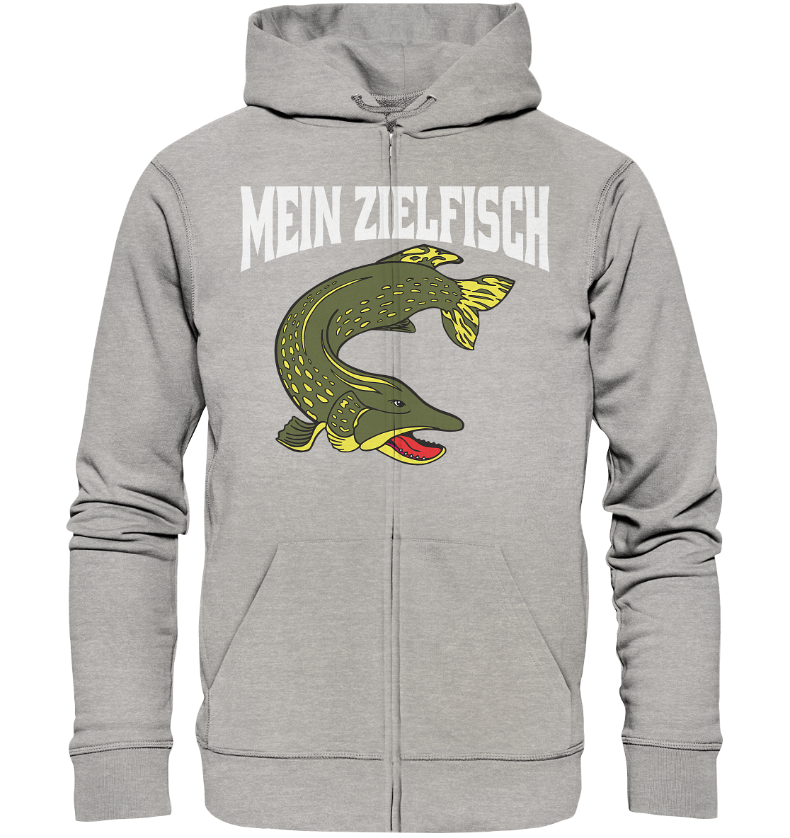 Mein Zielfisch Hecht - Organic Zipper