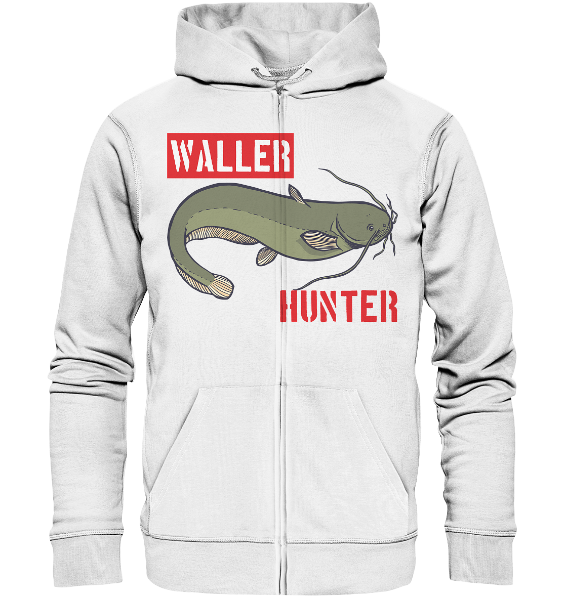 Waller Hunter - Wels Angler - Organic Zipper