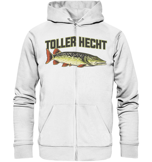 Toller Hecht - lustiges Motiv für den Hechtangler - Organic Zipper