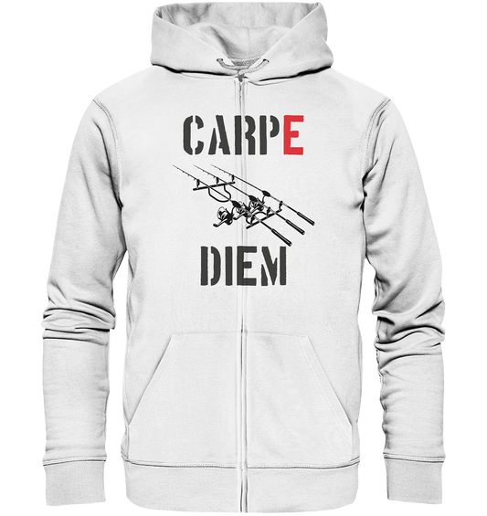 CARPE DIEM  - Karpfenangler Karpfen Carp - Organic Zipper