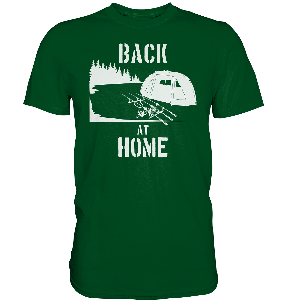 Back at Home - Karpfenangeln - Premium Shirt