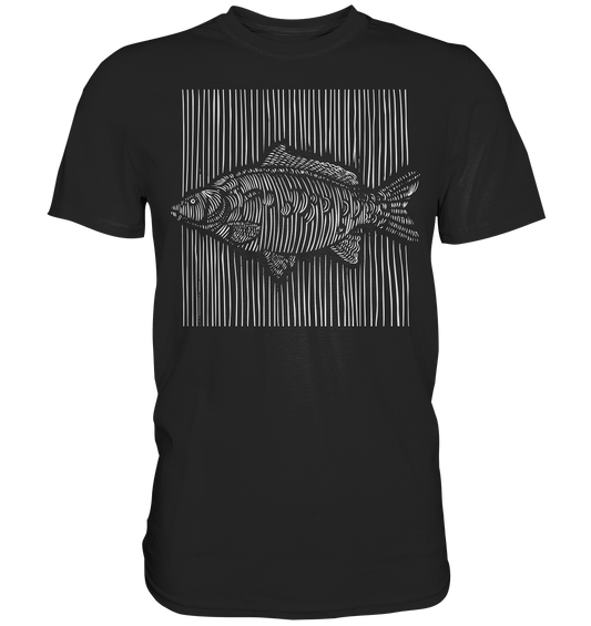 Carp Karpfen 3D Line - Premium Shirt