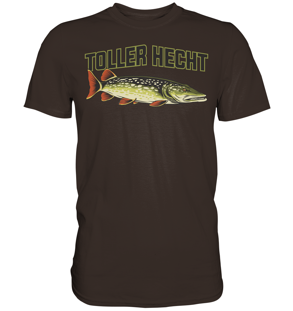 Toller Hecht - lustiges Motiv für den Hechtangler - Premium Shirt