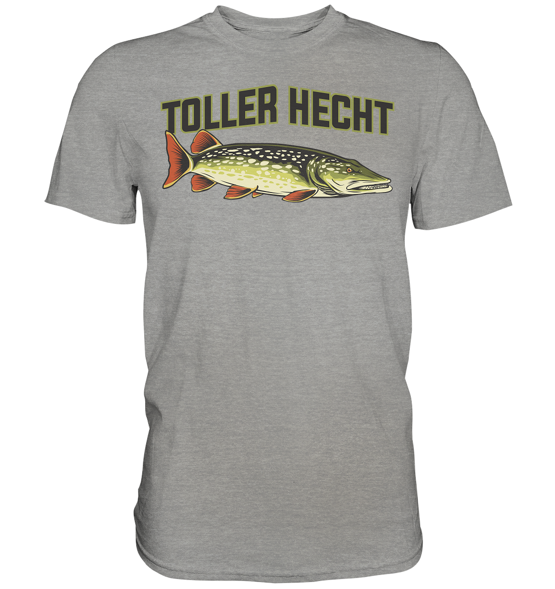 Toller Hecht - lustiges Motiv für den Hechtangler - Premium Shirt