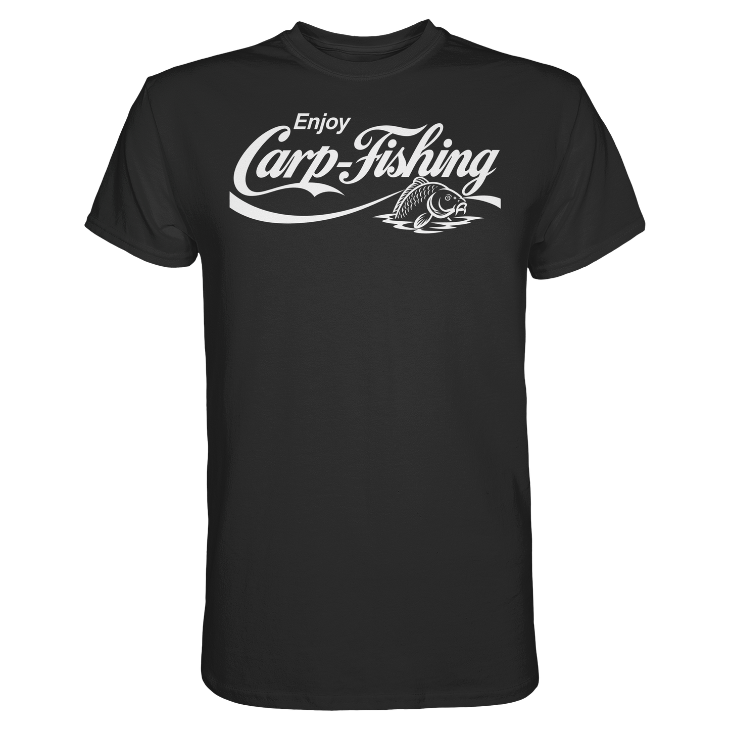 Enjoy Carp Fishing T-Shirt – Karpfenangler Premium Shirt für echte Carp Fishing Fans