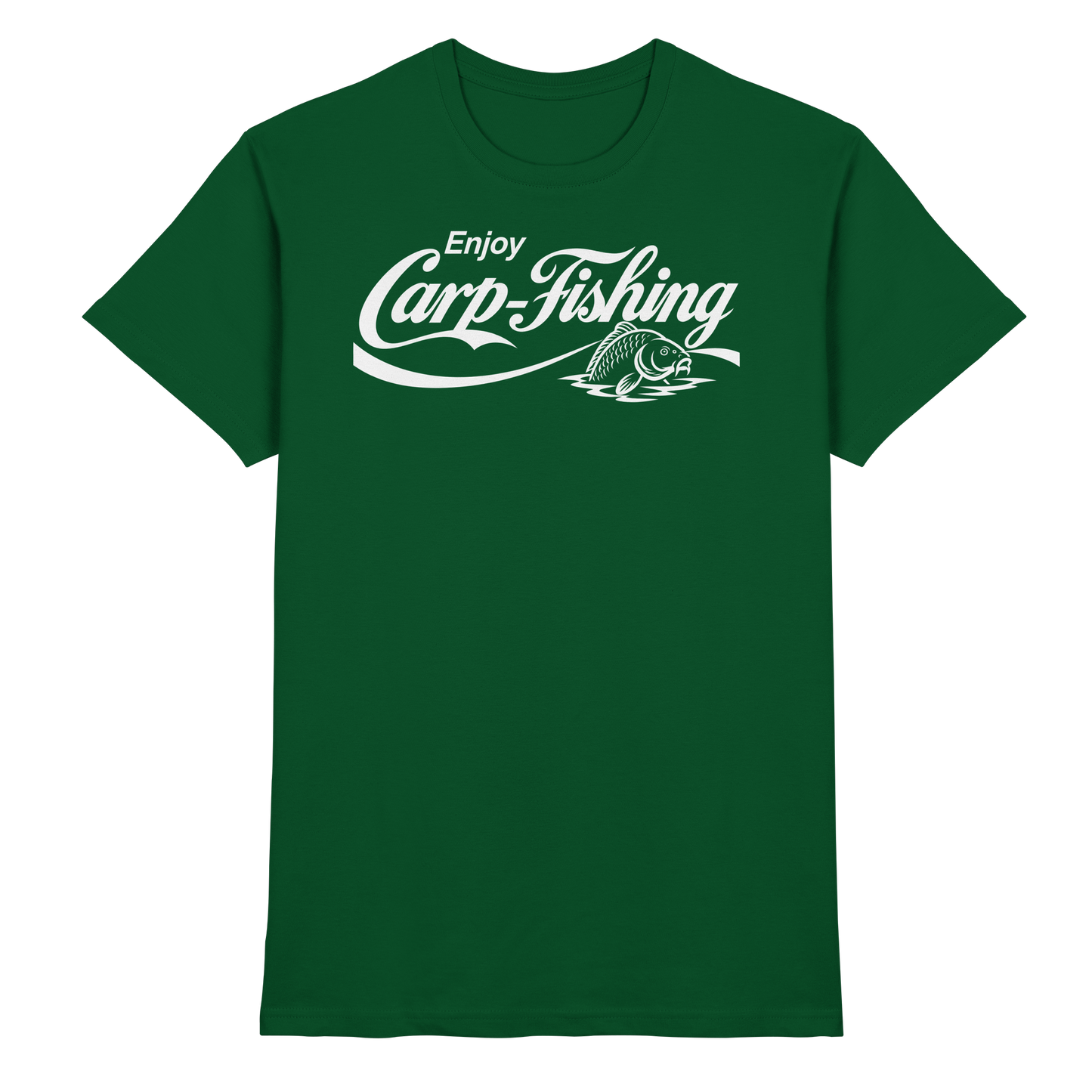 Enjoy Carp Fishing T-Shirt – Karpfenangler Premium Shirt für echte Carp Fishing Fans