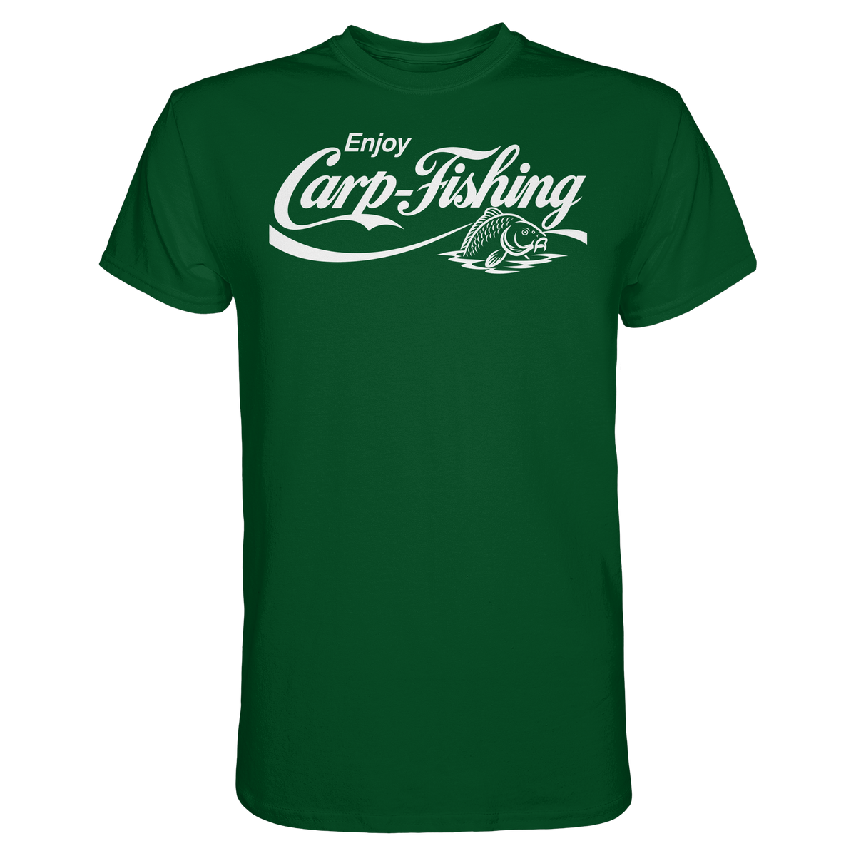 Enjoy Carp Fishing T-Shirt – Karpfenangler Premium Shirt für echte Carp Fishing Fans