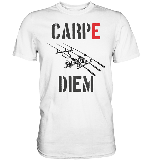 CARPE DIEM  - Karpfenangler Karpfen Carp - Premium Shirt