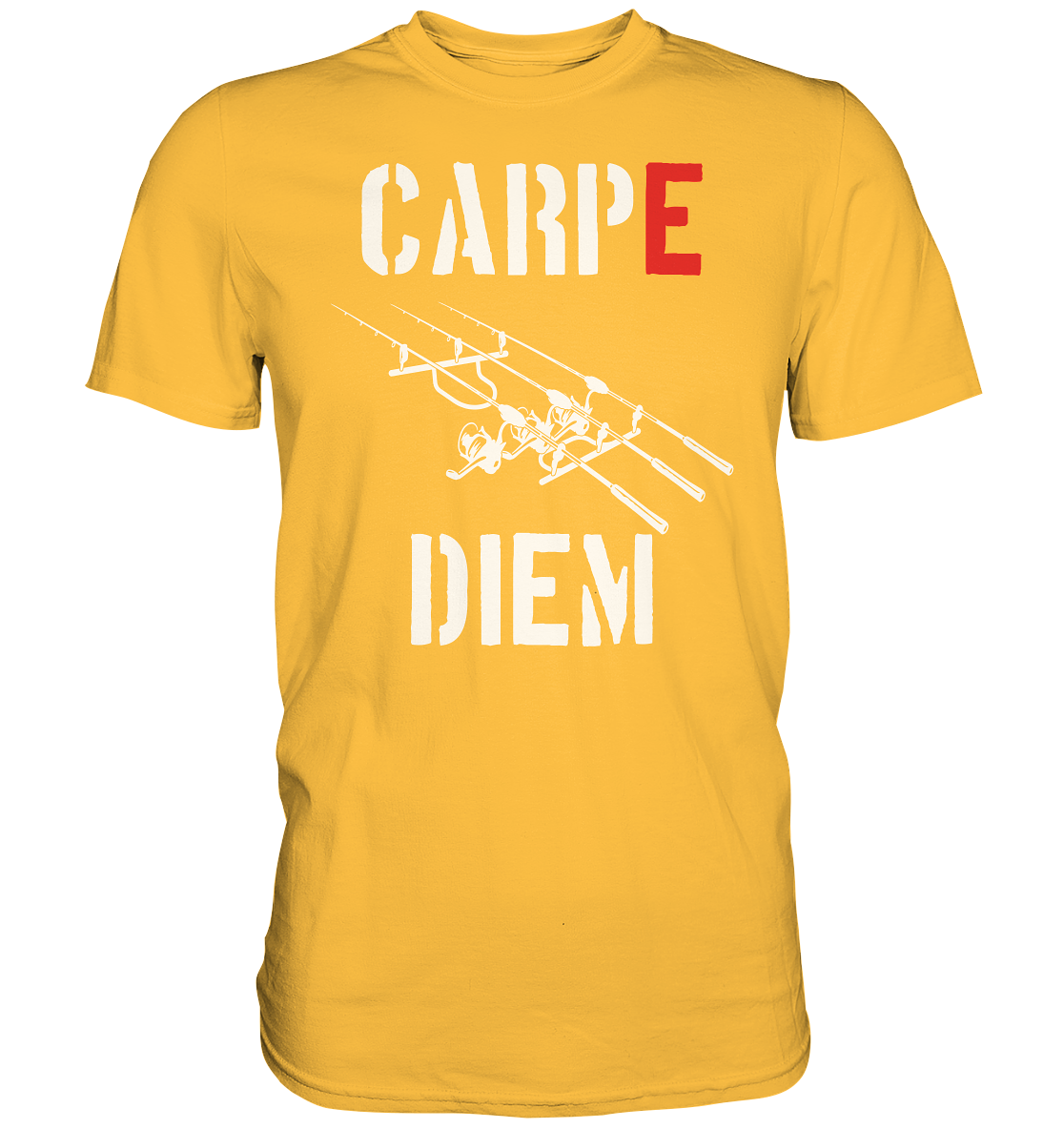 CARPE DIEM - Karpfenangler Karpfen Carp - Premium Shirt