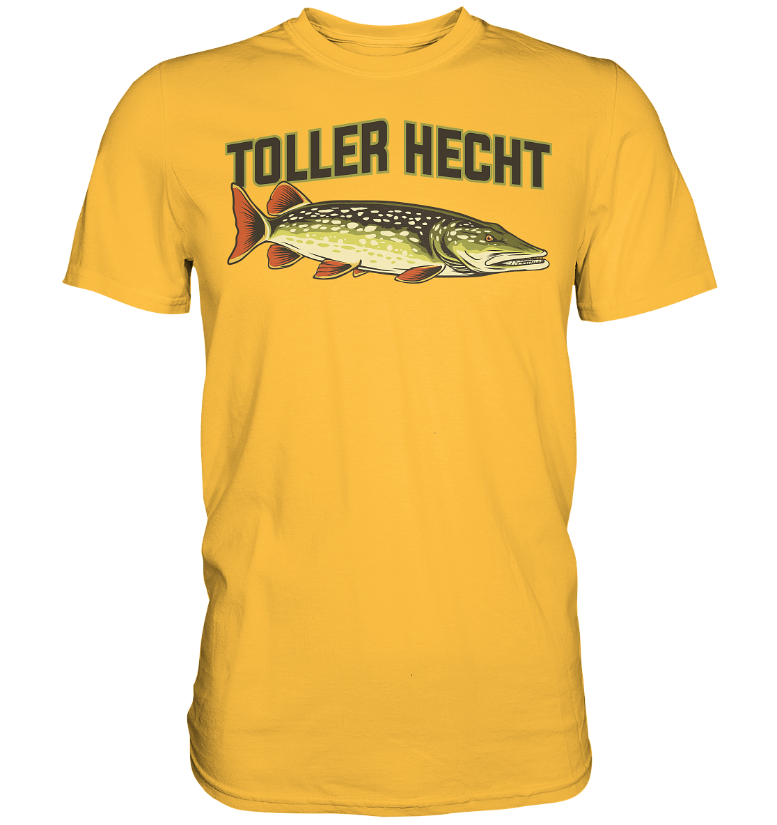 Toller Hecht - lustiges Motiv für den Hechtangler - Premium Shirt