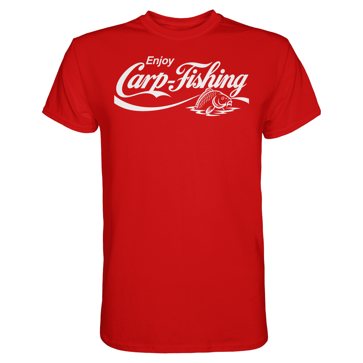 Enjoy Carp Fishing T-Shirt – Karpfenangler Premium Shirt für echte Carp Fishing Fans