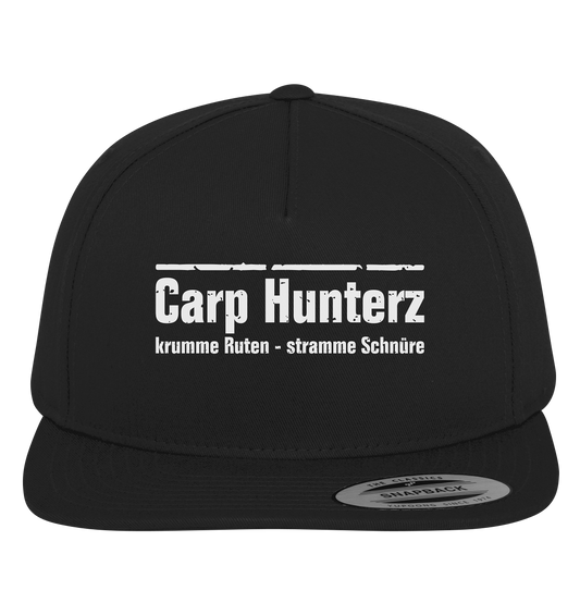 Carp Hunterz - krumme Ruten Stramme Schnüre - Premium Snapback