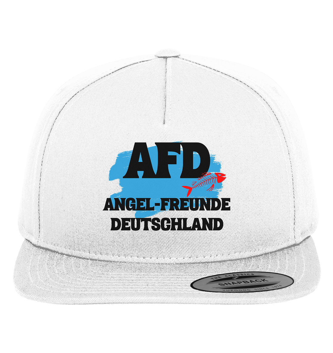 AFD Angel-Freunde Deutschland -  für Angler Fischerei Hobby Männer Angelsport Karpfen Raubfisch Wels Waller Zielfisch Angler - Premium Snapback
