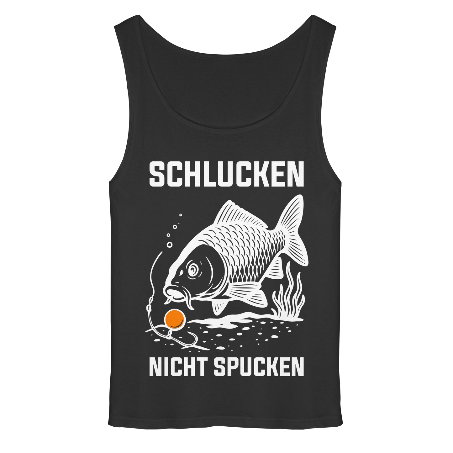Schlucken nicht Spucken Carp Fishing Hunter Karpfen Angeln Boilies Tank-Top