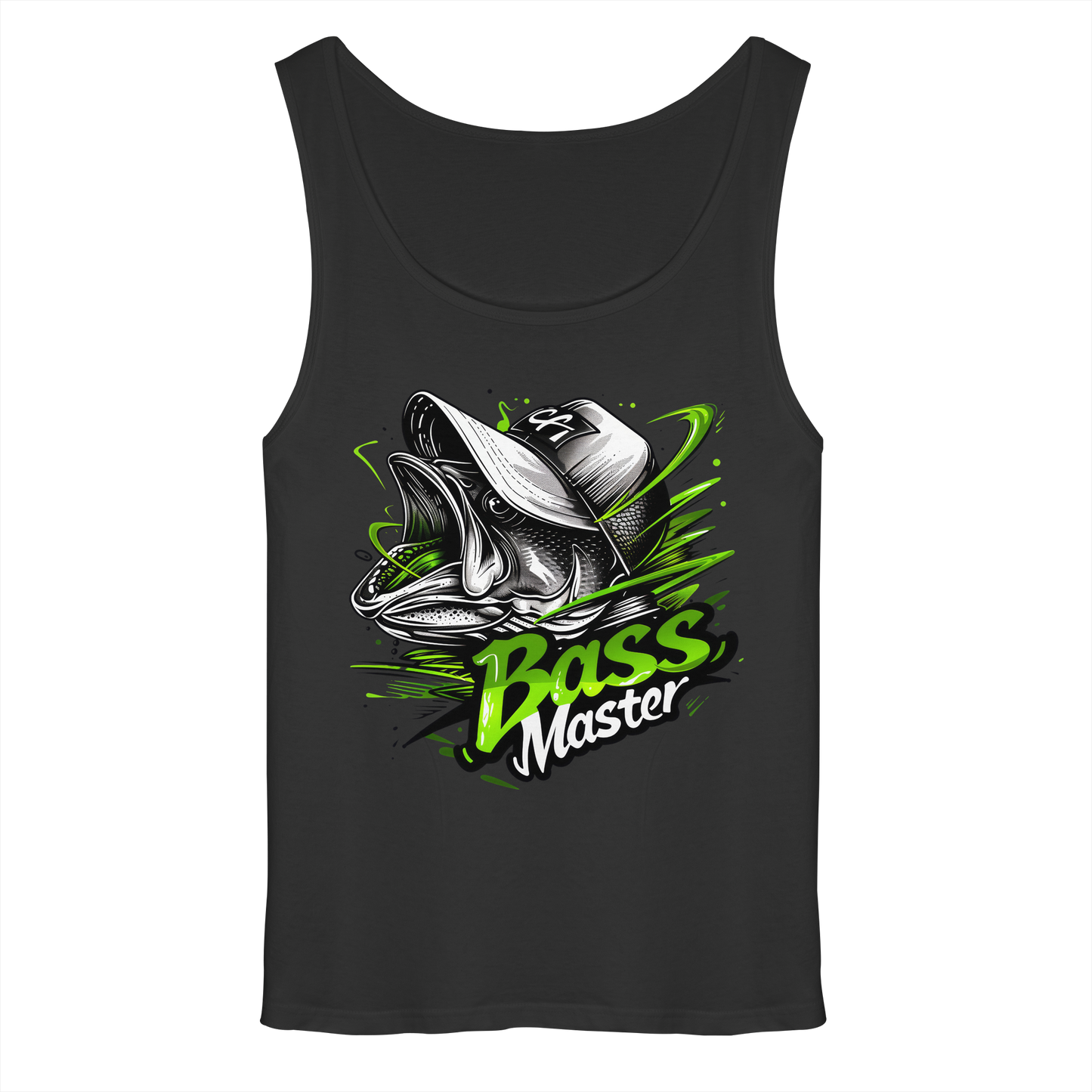 Bass Master Tank-Top Barsch Muskelshirt Angler Fishing Raubfisch Angeln