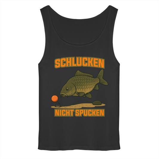 Schlucken nicht Spucken Carp Fishing Hunter Karpfen Angeln Boilies Tank-Top