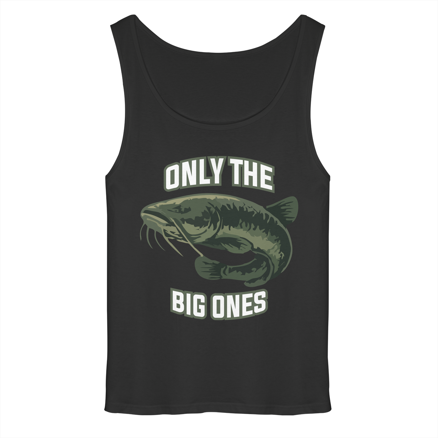 Only the big ones - Waller Wels anglen Catfish Big Fish Wallerangeln Tank-Top