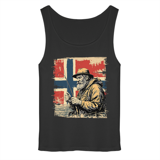 Norway Fishing Tanktop Angler Shirt Norwegen Muskelshirt Geschenk