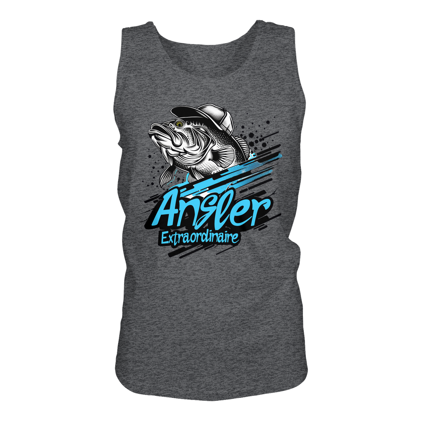 Angler Extraordinaire Muskelshirt Barsch Bass Tanktop Fishing Geschenk