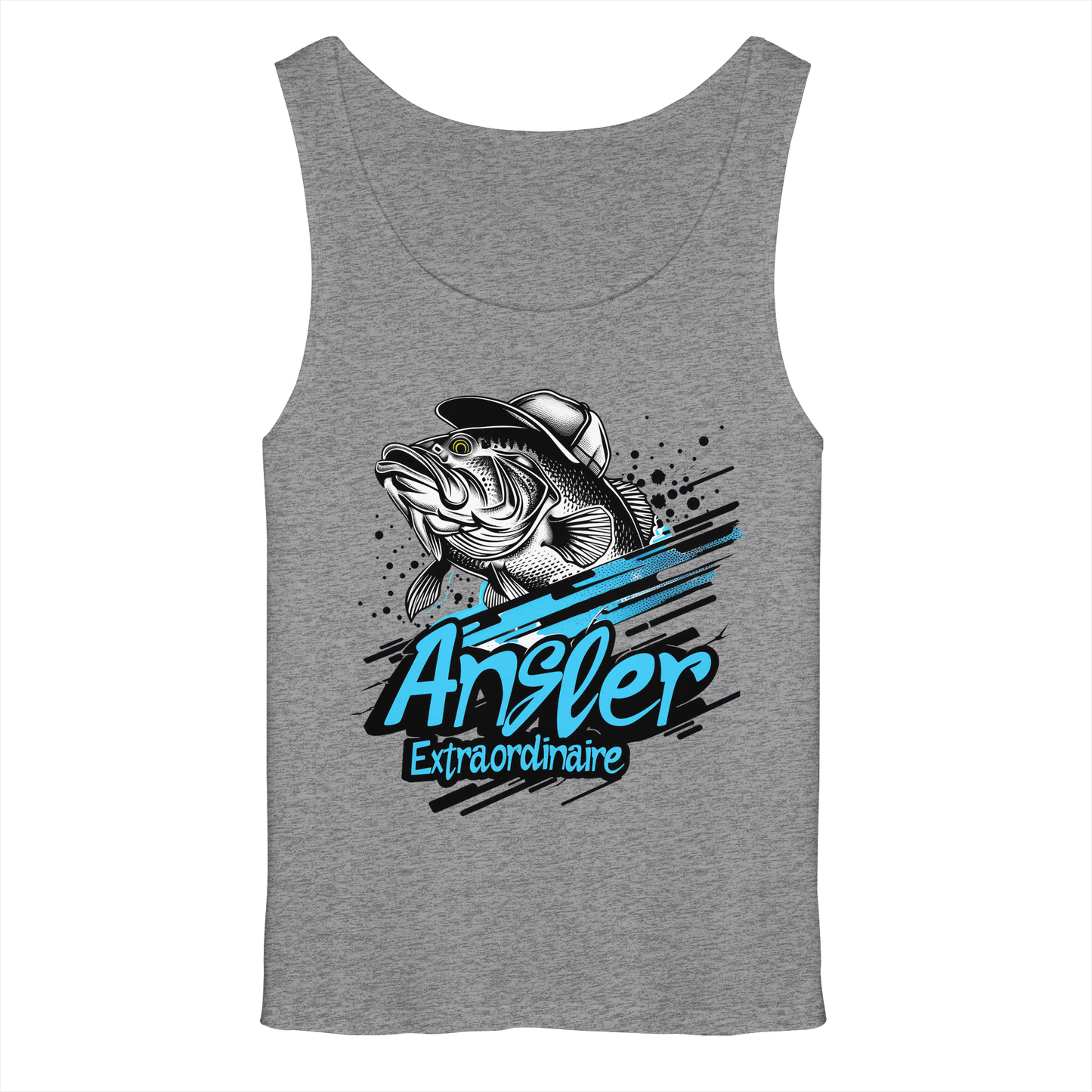 Angler Extraordinaire Muskelshirt Barsch Bass Tanktop Fishing Geschenk