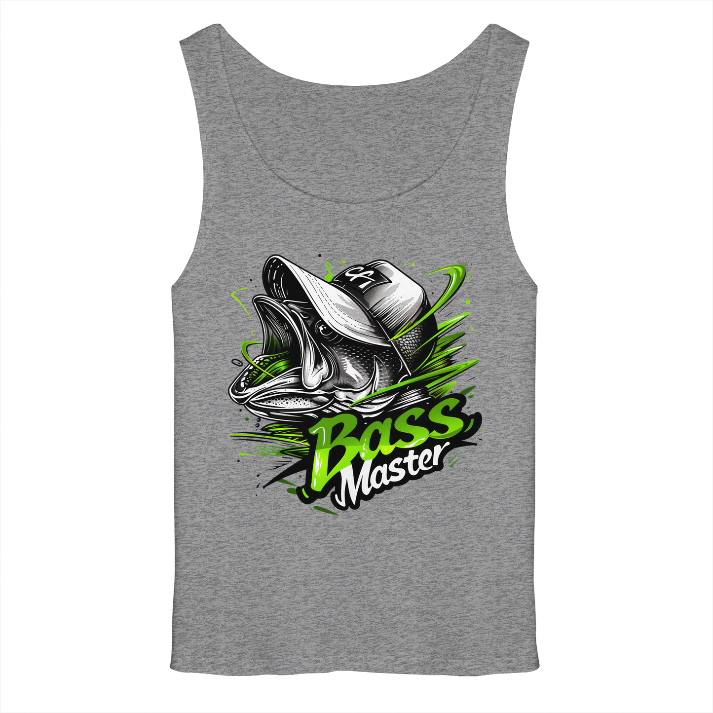 Bass Master Tank-Top Barsch Muskelshirt Angler Fishing Raubfisch Angeln