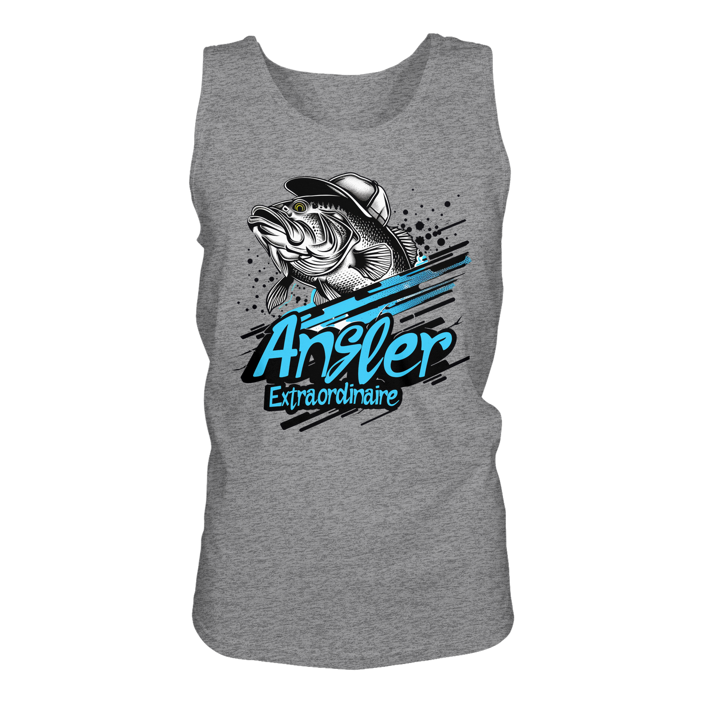 Angler Extraordinaire Muskelshirt Barsch Bass Tanktop Fishing Geschenk