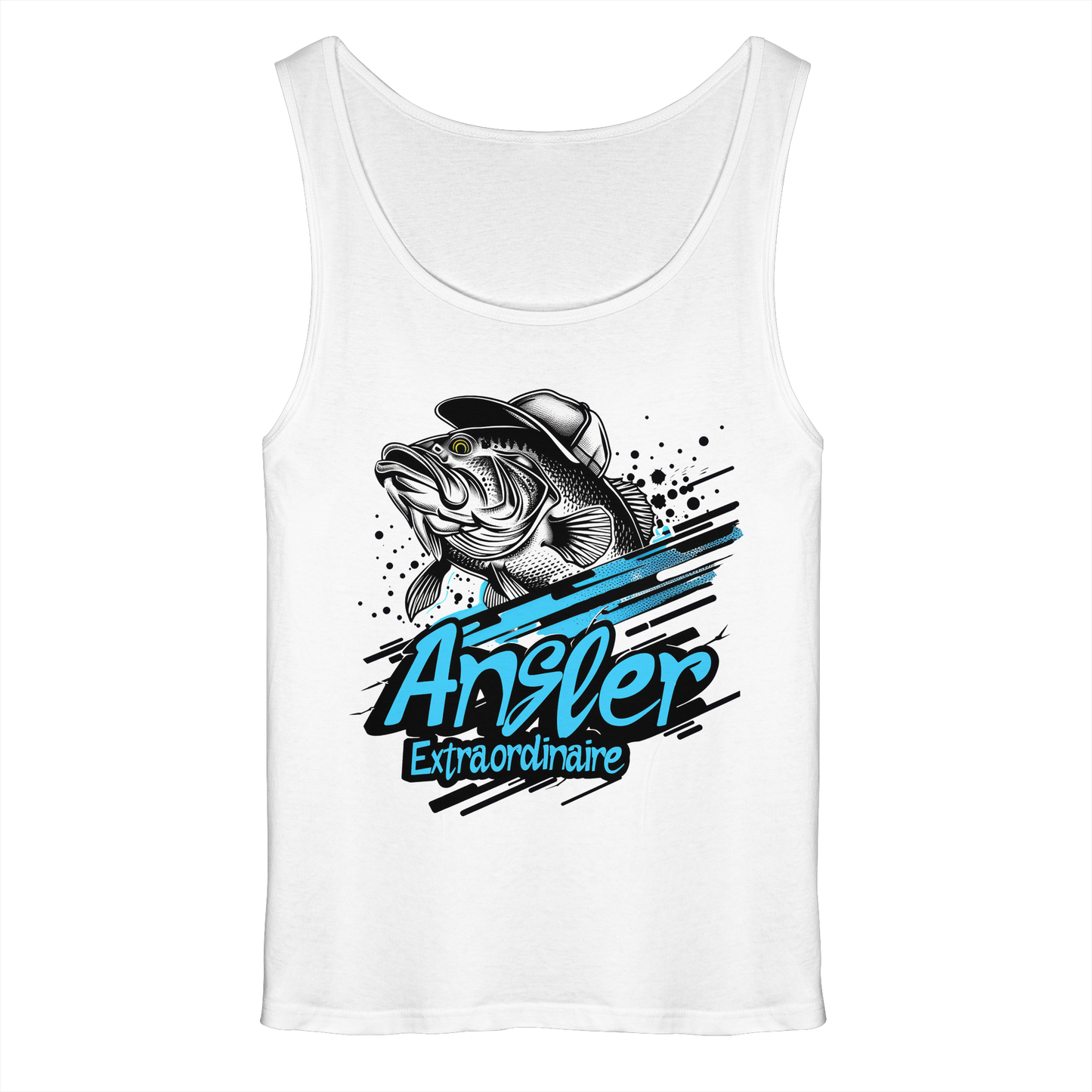 Angler Extraordinaire Muskelshirt Barsch Bass Tanktop Fishing Geschenk