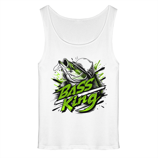 Bass King Tank-Top Barsch Schwarzbarsch Angler Fishing Raubfisch Angeln