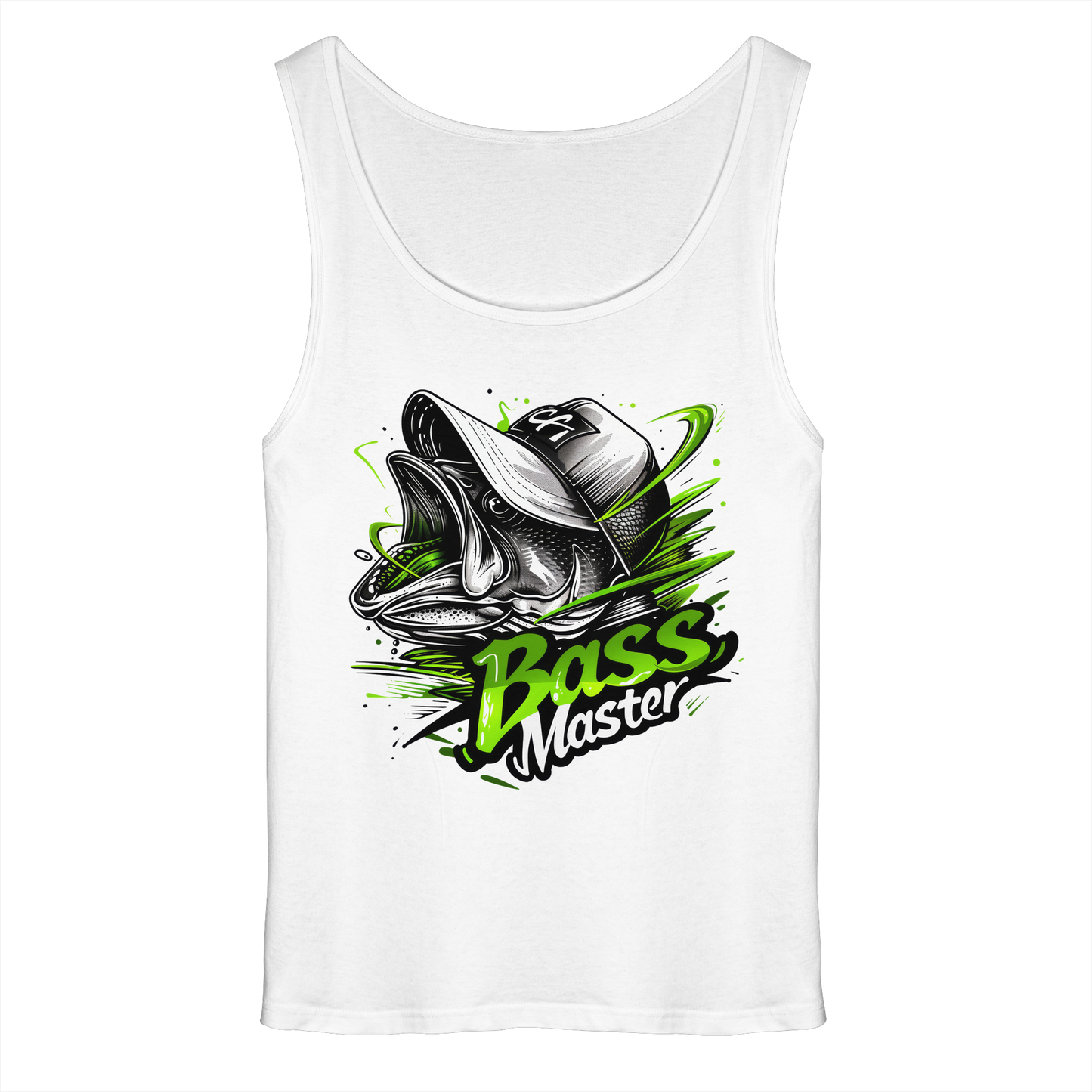 Bass Master Tank-Top Barsch Muskelshirt Angler Fishing Raubfisch Angeln