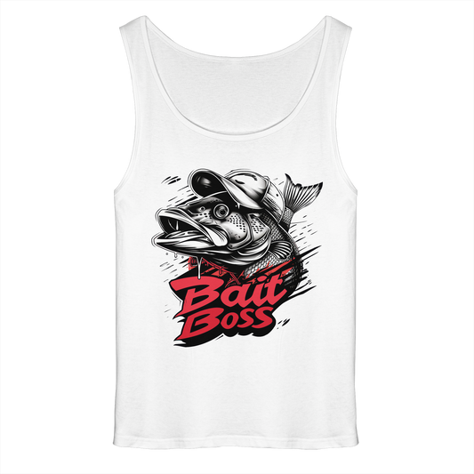 Bait Boss Muskelshirt Angler Fishing Bass Barsch Köder Angeln Tank-Top