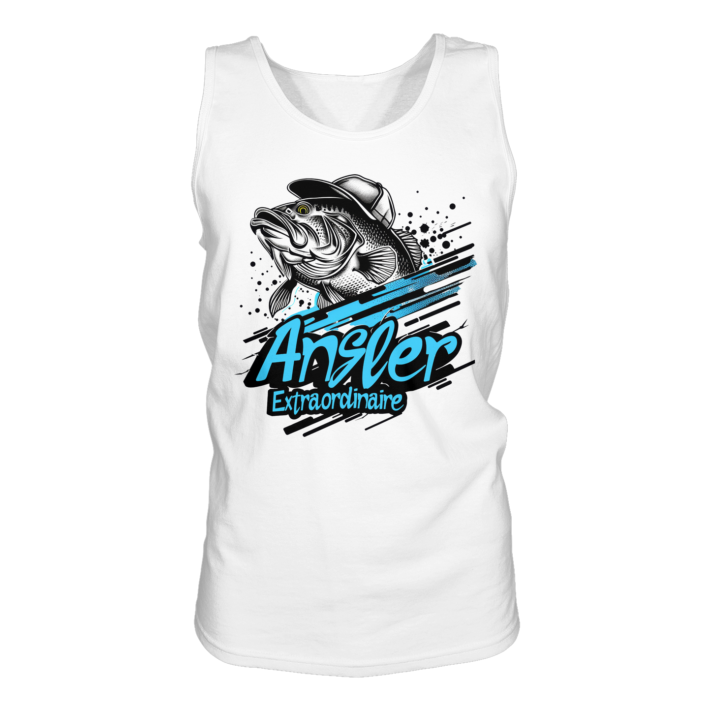 Angler Extraordinaire Muskelshirt Barsch Bass Tanktop Fishing Geschenk