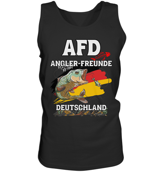 AFD Angler-Freunde Deutschland -  für Angler Fischerei Hobby Männer Angelsport Karpfen Raubfisch Wels Waller Zielfisch Angeln - Tank-Top