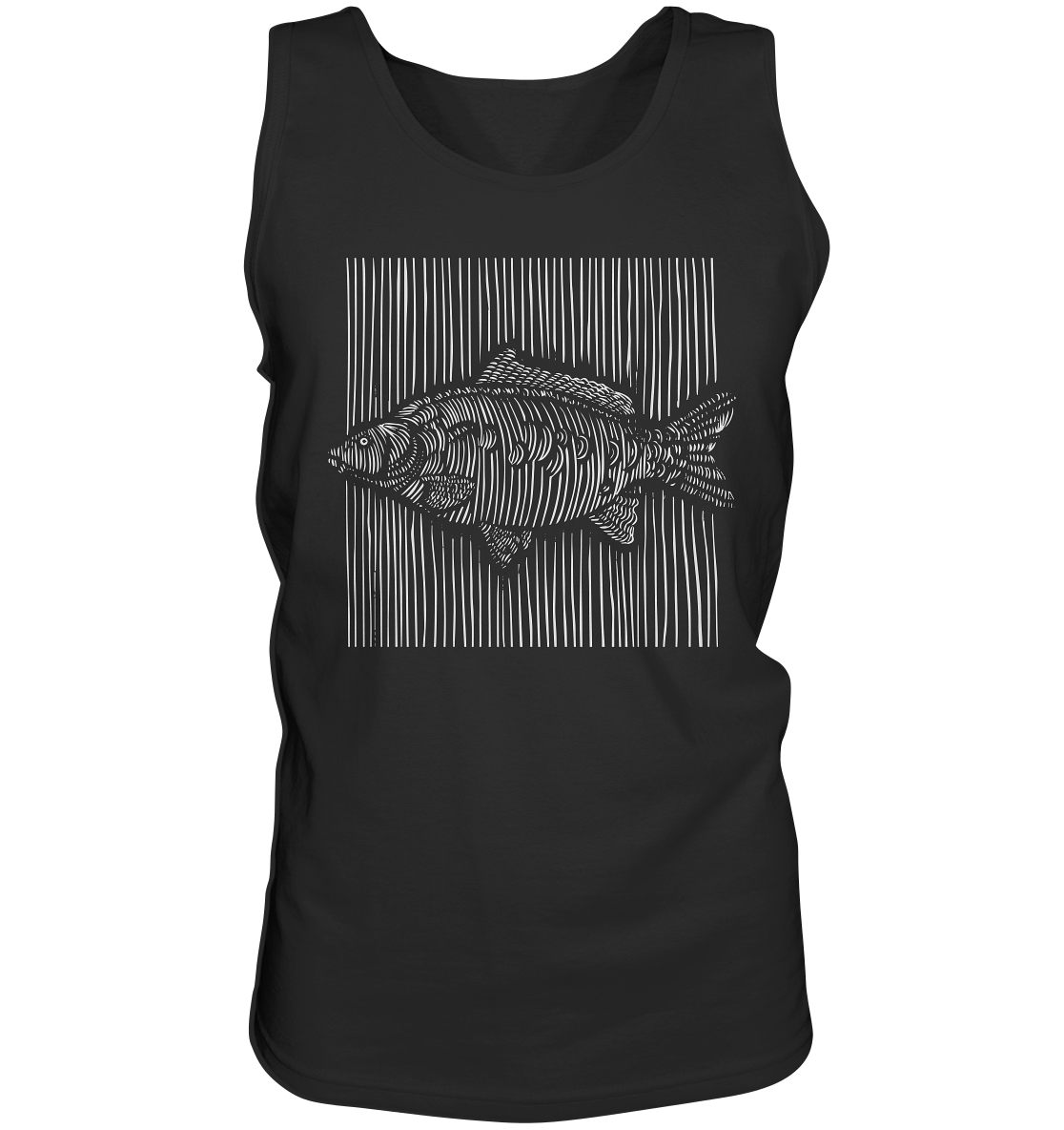 Carp Karpfen 3D Line - Tank-Top