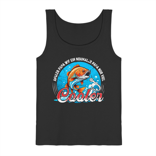 Angler Papa wie ein normaler Papa nur viel cooler - Angeln Fischer - Tank-Top