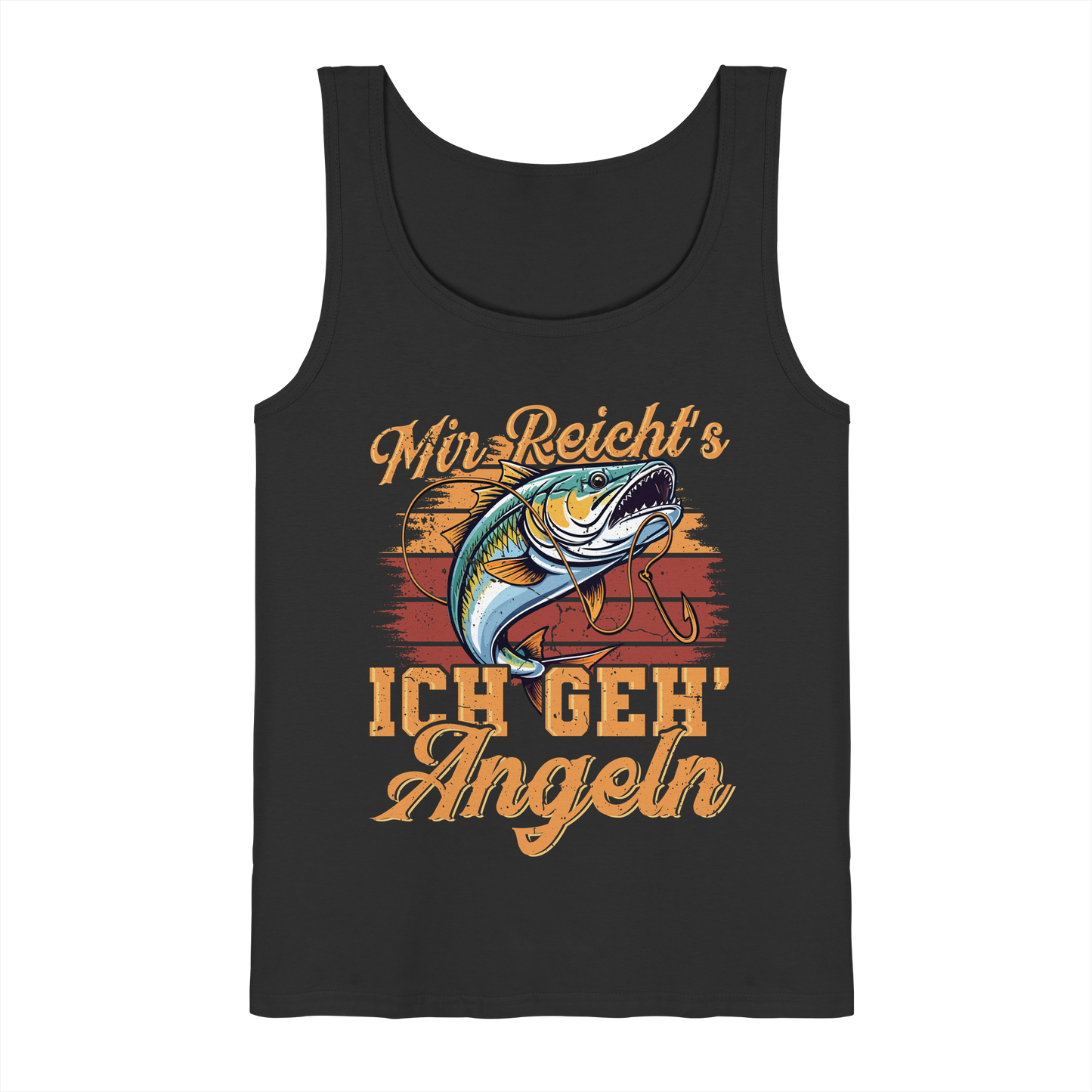 Mir reicht´s ich geh angeln - Angler Angelsport Fisch Fischer Karpfen Tank-Top