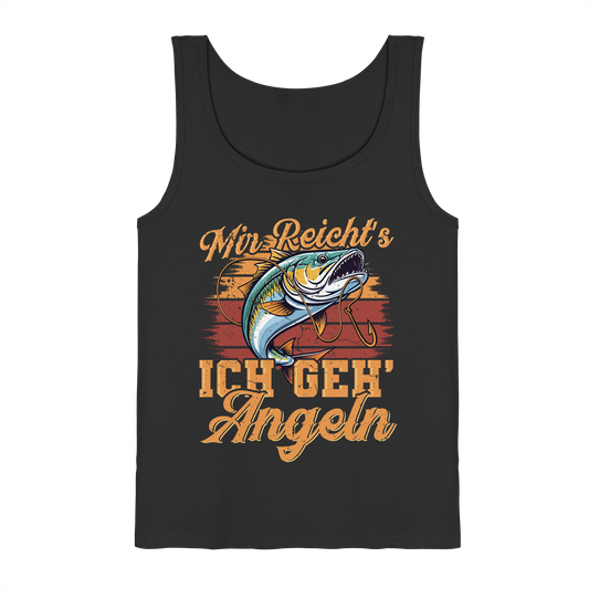 Mir reicht´s ich geh angeln - Angler Angelsport Fisch Fischer Karpfen Tank-Top
