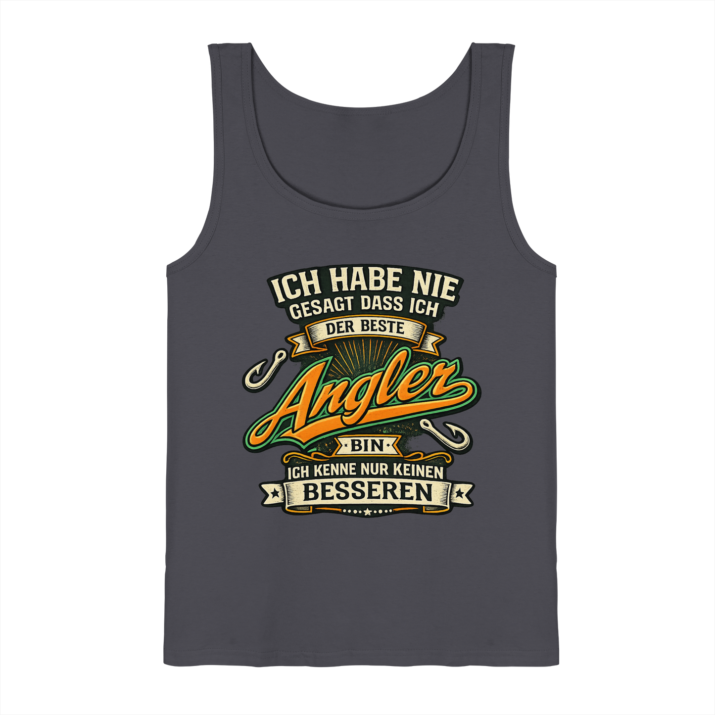 Ich habe nie gesagt dass ich der beste Angler bin – Angeln Tank-Top Muskelshirt