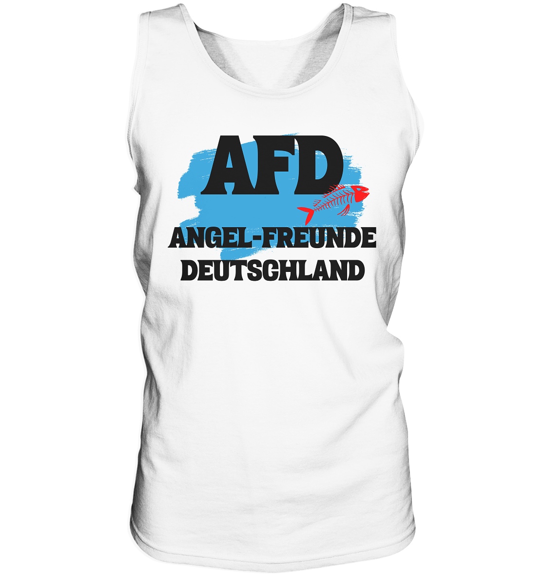 AFD Angel-Freunde Deutschland -  für Angler Fischerei Hobby Männer Angelsport Karpfen Raubfisch Wels Waller Zielfisch - Tank-Top