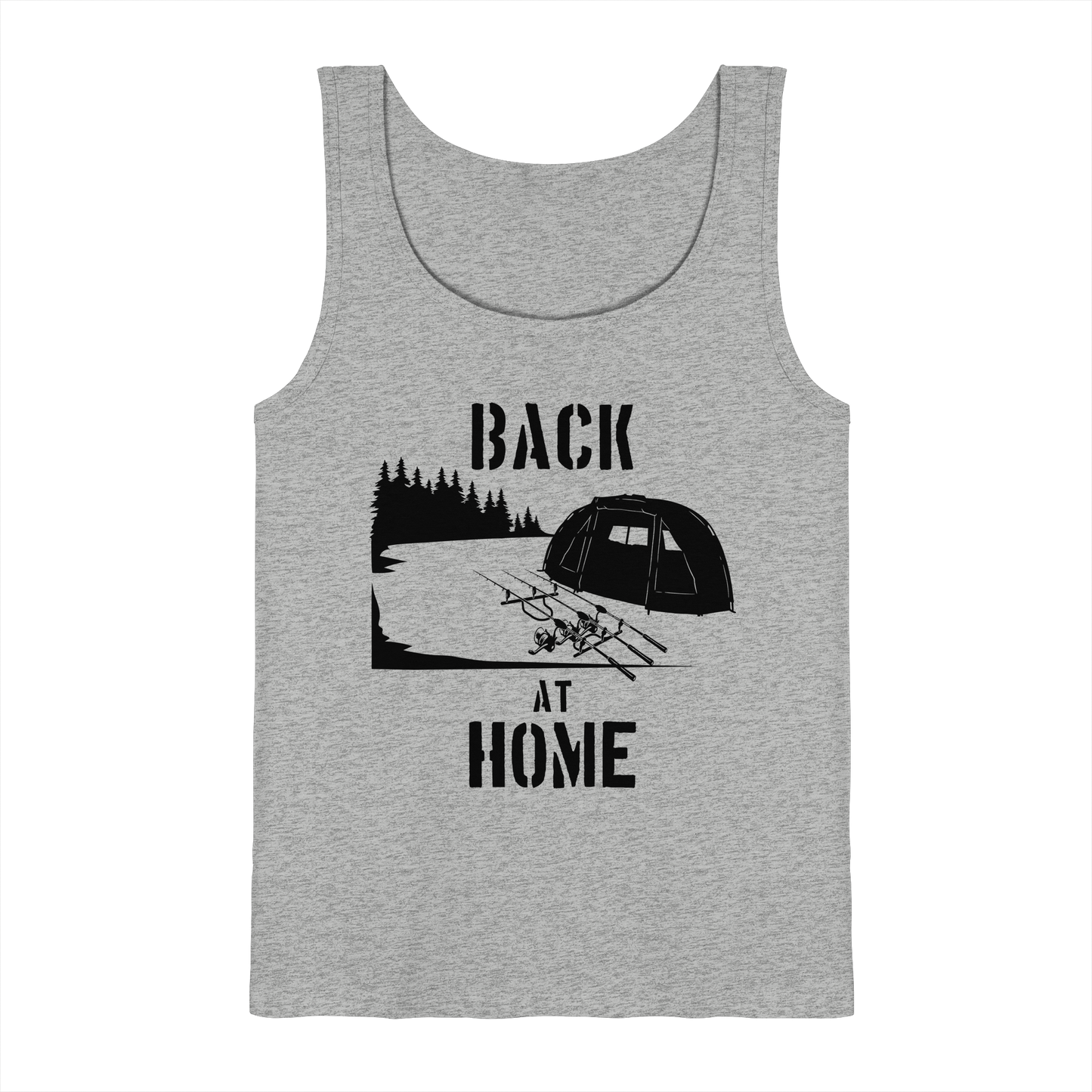 Back at Home Angler Karpfenangeln Karpfen Hotspot Angelplatz Angeln - Tank-Top