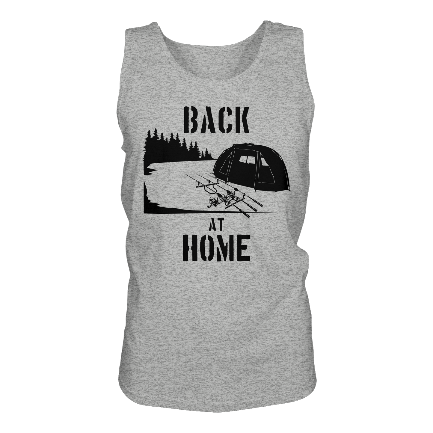 Back at Home Angler Karpfenangeln Karpfen Hotspot Angelplatz Angeln - Tank-Top