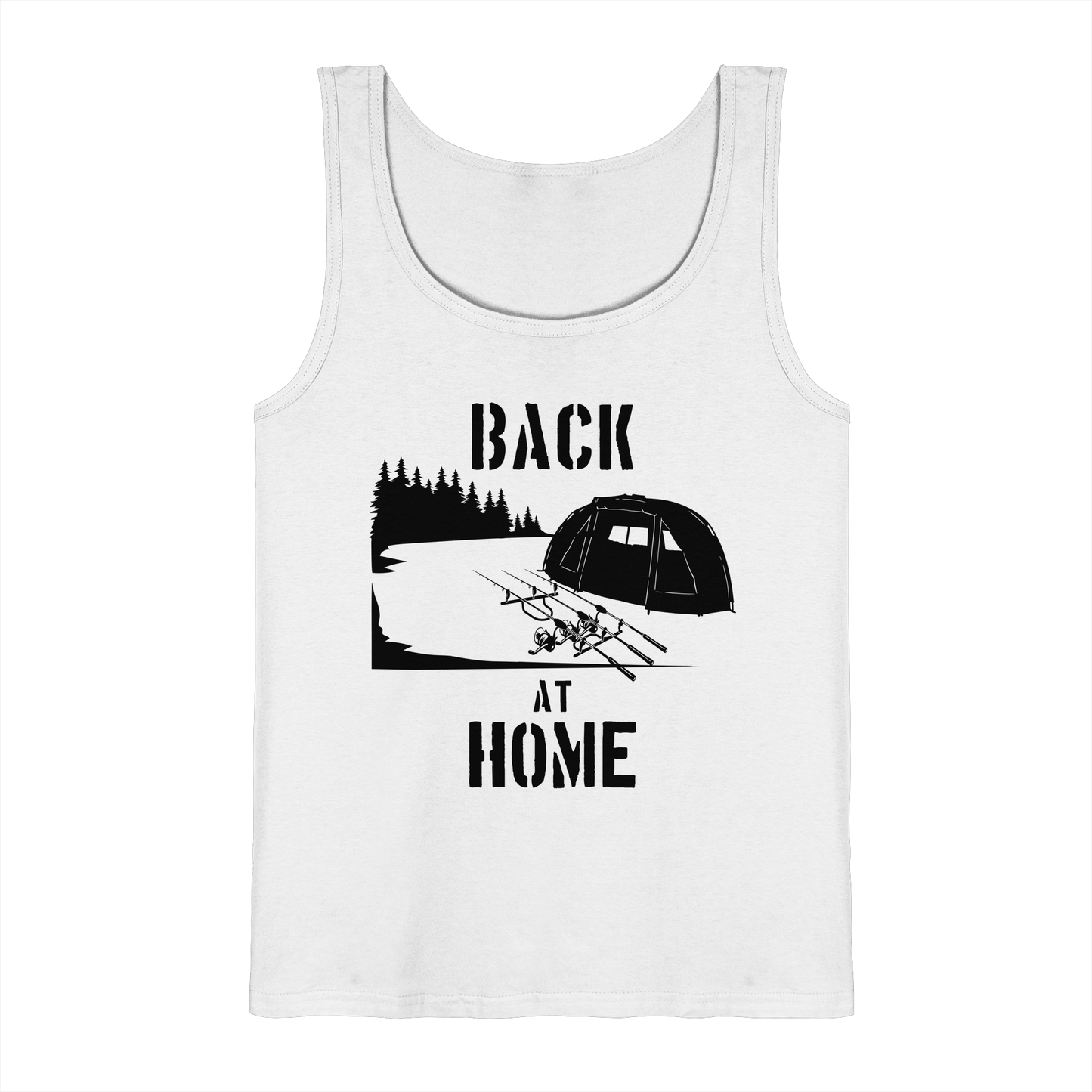 Back at Home Angler Karpfenangeln Karpfen Hotspot Angelplatz Angeln - Tank-Top